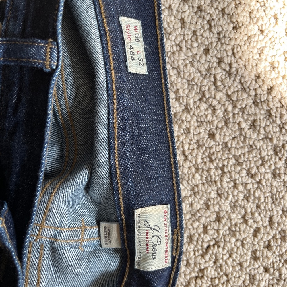 J. Crew 484 Slim-fit jean in resin rinse